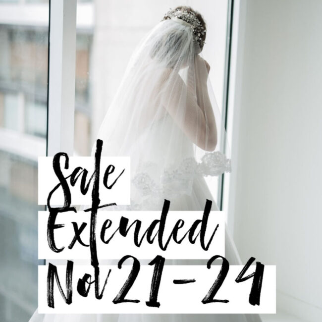 Bridal Sale Ext Nov